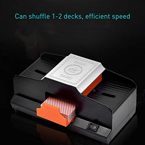 win-full Card Shufflers Battery Operated-Professional Card Shuffler 1-2 Decks High Speed Automatic Plastic Shuffling Machine Playing -Card Games Shuffler