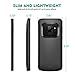 NEWDERY Samsung Galaxy S9 Battery Case Slim, 4700mAh Rechargeable Extended Charging Case Compatible Galaxy S9(5.8 Inches Black)