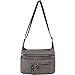 Zbeibei Women's Nylon Shoulder Bags Crossbody Messenger Bags Casual Travel Handbag (Dark Beige)