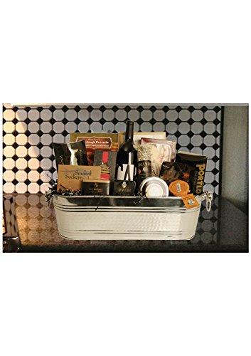 Wald Imports Silver Galvanized Tin  Beverage Bucket/Pail/Tub - Thumbnail 3
