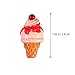 OUNONA Magnetic Dessert Fridge Magnet Sticker Ice Cream Refrigerator Magnets for Kitchen Office Cabinets Whiteboard Decor
