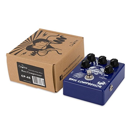 Caline CP-45 Pressure Point Bass Compressor Pedal True Bypass with Aluminum Alloy Housing