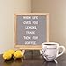10X10 Changeable Felt Letter Board with Wooden Frame | Black and Gray (Grey) Double Sided Sign with Stand. Message, Word, Announcement letterboard. 690 White PRE-Cut Plastic Letters. 2 Boards in 1!