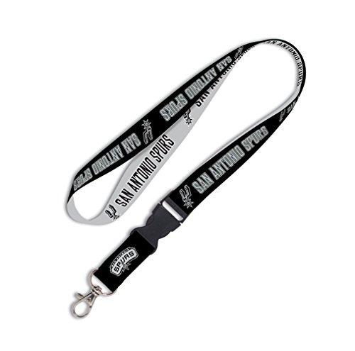 NBA San Antonio Spurs Lanyard with Detachable Buckle, 3/4"