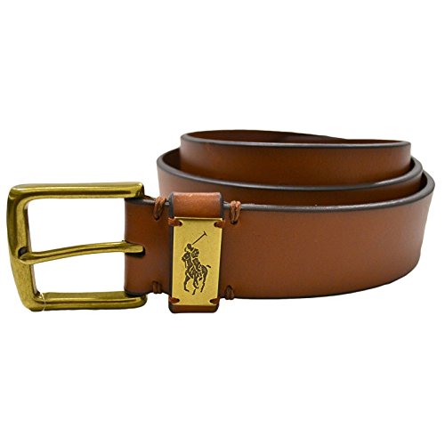 Polo Ralph Lauren Mens Leather Belt Brown 36