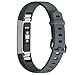 iGK Replacement Bands Compatible for Fitbit Alta and Fitbit Alta HR, Newest Adjustable Sport Strap Smartwatch Fitness Wristbands Slate Small