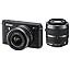 Nikon デジタル一眼カメラ Nikon 1 (ニコンワン) J2 ダブルズームキット ブラック N1J2WZBK photo