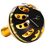 GOMEXUS Power Knob Compatible for Shimano Stradic CI4 Nasci Daiwa Ballistic LT Legalis LT Spinning Reel Handle Replacement Direct Fitment Metal