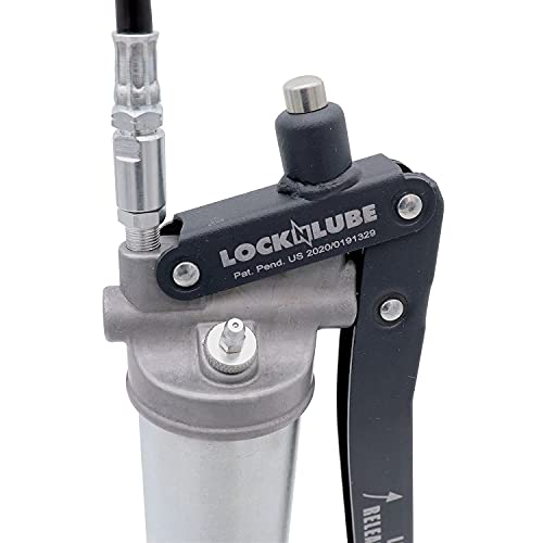 LockNLube Professional Series Lever Grease Gun. Includes Our Patented