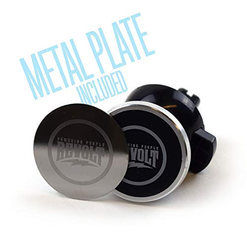 VENTGRIP Car Phone Mount - Magnetic Holder - Vent Clips on to Auto AC Vent - Spark Revolt - 2 Pack