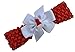 Baby Girl Felt Santa Hat Crochet Baby Headband