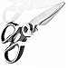 Kitchen Scissors, Stainless Steel Heavy Duty Kitchen Shears,Multi Purpose Scissors for Poultry, Meat, Fish, Vegetables, BBQ and Nut Cracker