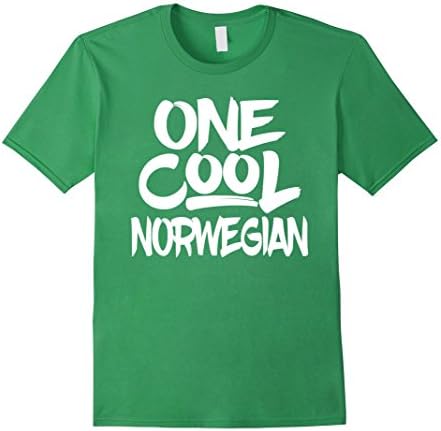 Men's One Cool Norwegian T Shirt - Norway Europe Pride Gift Tee Medium Grass