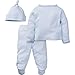 Gerber Baby Boys' 3-Piece Shirt, Footed Pant and Cap Set-Closeout, Giraffes, 0-3 Months