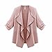 FAPIZI Women Coat Plus Cardigan Clearance Autumn Spring Loose Long Sleeve Solid Color Outwear