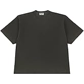 SANCTIONED BLANKS Men's Casual Oversized Heavyweight Drop Shoulder Garment Dye T-Shirt Tee Short Sleeve