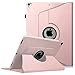 Fintie iPad Pro 12.9 Case - 360 Degree Rotating Stand Case with Smart Protective Cover Auto Sleep/Wake for Apple Pro 12.9 (1st Gen 2015) / iPad Pro 12.9 (2nd Gen 2017), Rose Gold