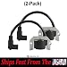 (2-Pack) Original Kawasaki Ignition Coil, 21171-7034 Fits, Kawasaki Series Engines Models FH430, FH531,FH500V, FH541V, FH580V, FH601V, FH641V, FH680V, FH721V, FH601D, FH641D, FH680, FH721D