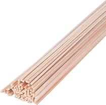 Pitsco Heavy Density Balsa Wood Strips (Pack of 100)