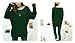 ARJOSA Women's Fall Sweaters Pullover Oversized Crew Neck Long Sleeve Knit Sweater Tunic Tops (Large, Green)