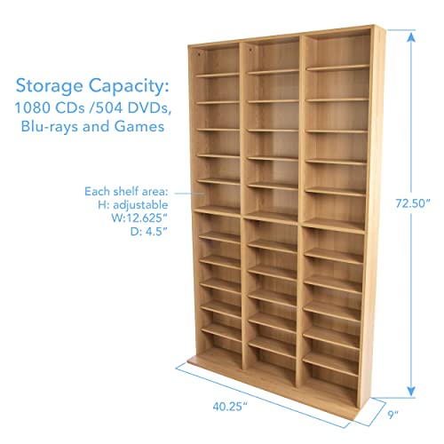 Atlantic Oskar 1080 Media Storage Protects & Organizes Prized