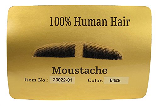 Franco Men's Costume Moustache One Size Black