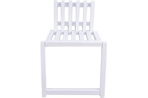 Wall-Mounted heightened Foldable Chairs The seat Height is Increased to 42cm (16.5in) The Invisible Folding Solid Wood Stool 