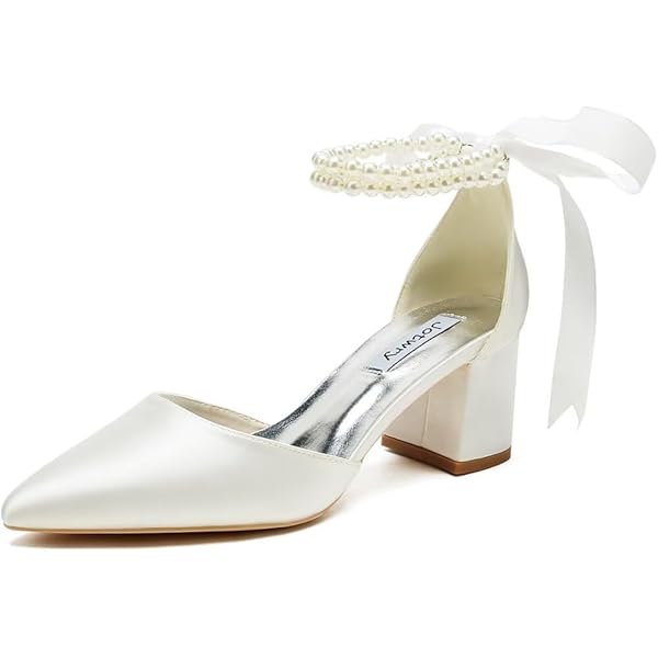 Tacón Alto Amazon Zapatos De Novia Zapatos De Tacón Medio Alto Y