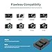 NP-FW50 Utaxo Camera Batteries Charger Set for Sony A6000, A6400, a7sii, a7, Alpha, A6500，A6300 A7, A7II, A7RII, A7SII, A7S, A7R, A55, A5100, RX10 Accessories (2-Pack, Micro USB Port, 1100mAH)