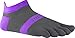 injinji Run Lightweight No Show Xtralife Socks, Purple Slate, Medium