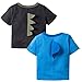 Gerber Graduates Baby Boys' Toddler 2 Pack Short Sleeve Top, Shark/Iguana, 4T