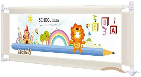 Baby Bed Rail Guard,Baby Bed Guard Rail Height Adjustable for Toddlers Kids Children Bumper Guard Easy to Clean (Size : 200cm(78inch))