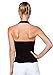 A.S Sexy Corset Stretchy Classic Slim Body Bustier Halter Lace Up Top-Black-Large