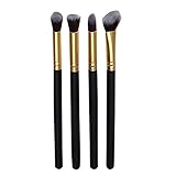 Lookatool 4Pcs Makeup Cosmetic Tool Eyeshadow Powder Foundation Blending Brush Set