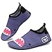 CIOR Kids Skin Barefoot Shoes Quick-Dry Water Shoes Mutifunctional Aqua Socks For Beach Pool Surf Shoes,ct1606,Grey,30.31