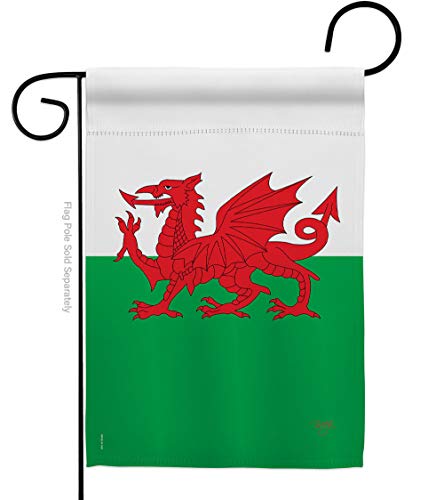 Breeze Decor Wales Flag Welsh Tapestry Wall Outdoor Yard Memorabilia House Euro…