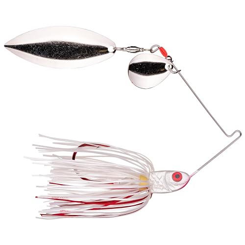 Bleeding Spinnerbait/Bleeding White