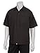 Chef Works Men's Cool Vent Cook Shirt, Black, Small
