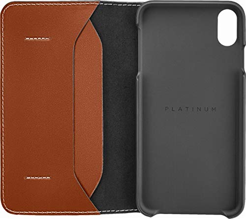 Platinum Leather Folio Case for Apple iPhone XR - Papaya - Model: PT-MAXCSBLWP - Thumbnail 2