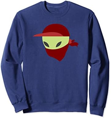 Unisex Alien Bandit Outer Space Aesthetic Sweater Small Navy