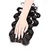 Fennell 3 Part Closure Body Wave Brazilian Hair 130 Density Lace Closure Natural Hair Color Soft and Silky (10 Inch)