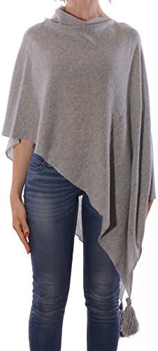 Tassel Poncho 100% Cashmere
