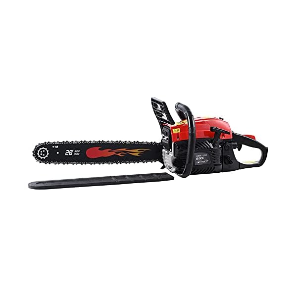Orion Motor Tech Benzinkettensäge 52cc Kettensäge Motorsäge Benzin 52 cm Handkettensäge mit Handschutz für die…