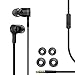 MuveAcoustics Spark Wired in-Ear Headphones - Sports Noise Cancelling Stereo Earbuds with Mic for Men and Women, Black primary