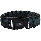 Philadelphia Eagles NFL Survival Paracord Bracelet Large Authentic Football Team