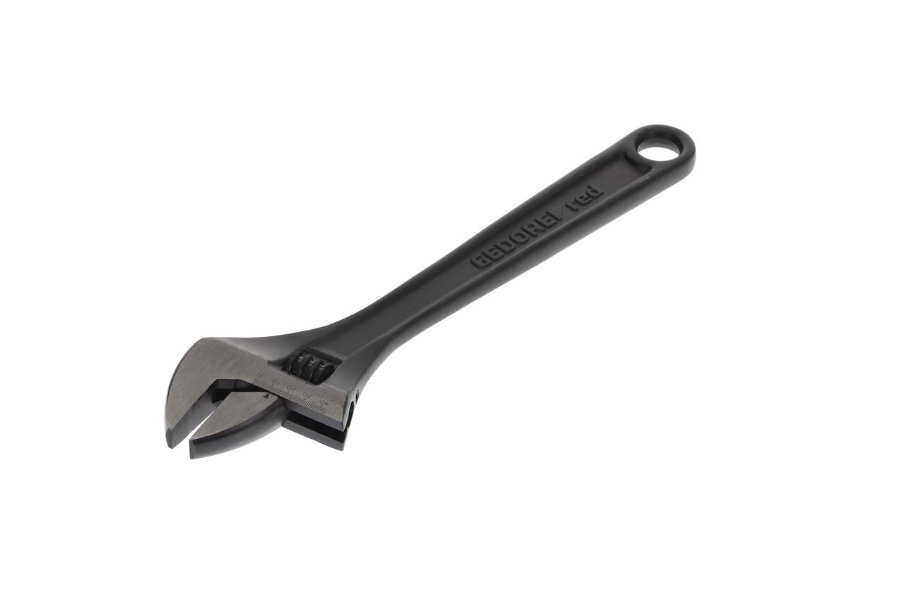 GEDORE red Adjustable spanner, AF 43 mm (1 11/16"), Scale, Swedish pattern, Phosphated, R03800015