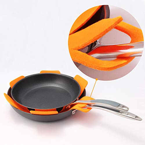Pan Protectors for Stacking, Pan and Pot Protectors, Felt Pot