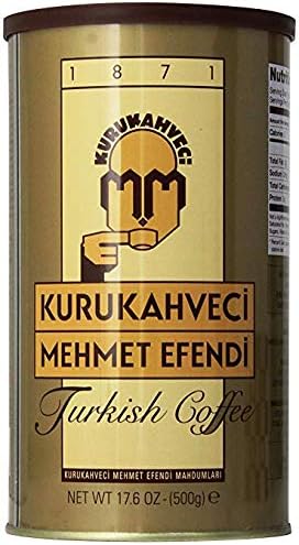 Kurukahveci Mehmet Efendi Turkish Coffee 3 Packs (500 gram) pregnant or nursing