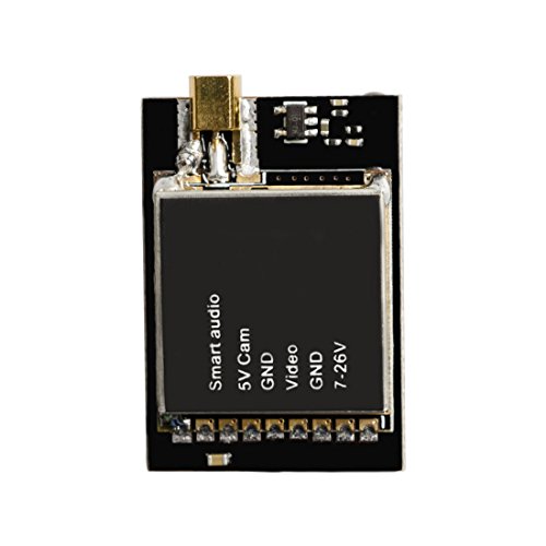 Wolfwhoop Q1-Upgrade 5.8GHz 0.01/25/200/500/1000mW Switchable FPV Transmitter with MMCX and FC Uart Support Telemetry via Betaflight Flight Controller -Long Range Version