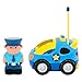 Best Choice Products RC Firetruck and Police Car Set w/ Removable Action Figures, Multicolor